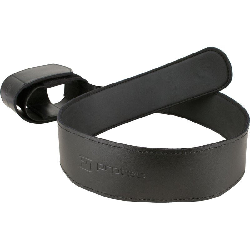 Pro-Tec Pro Tec A242 Leather Bassoon Non-Slip Seat Strap with Adjustable Elastic Cup Black Regular - Image 1
